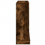 vidaXL Mască de șemineu, stejar fumuriu 100x30x87,5 cm, lemn prelucrat vidaXL Mască de șemineu, stejar fumuriu 100x30x87,5 cm, lemn prelucrat