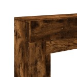 vidaXL Mască de șemineu, stejar fumuriu 100x30x87,5 cm, lemn prelucrat vidaXL Mască de șemineu, stejar fumuriu 100x30x87,5 cm, lemn prelucrat