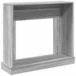 vidaXL Mască de șemineu, sonoma gri, 100x30x87,5 cm, lemn prelucrat vidaXL Mască de șemineu, sonoma gri, 100x30x87,5 cm, lemn prelucrat