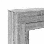 vidaXL Mască de șemineu, sonoma gri, 100x30x87,5 cm, lemn prelucrat vidaXL Mască de șemineu, sonoma gri, 100x30x87,5 cm, lemn prelucrat