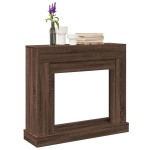 vidaXL Mască de șemineu, stejar maro, 100x30x87,5 cm, lemn prelucrat vidaXL Mască de șemineu, stejar maro, 100x30x87,5 cm, lemn prelucrat