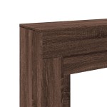 vidaXL Mască de șemineu, stejar maro, 100x30x87,5 cm, lemn prelucrat vidaXL Mască de șemineu, stejar maro, 100x30x87,5 cm, lemn prelucrat