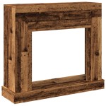 vidaXL Mască de șemineu, lemn vechi, 100x30x87,5 cm, lemn prelucrat vidaXL Mască de șemineu, lemn vechi, 100x30x87,5 cm, lemn prelucrat