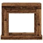 vidaXL Mască de șemineu, lemn vechi, 100x30x87,5 cm, lemn prelucrat vidaXL Mască de șemineu, lemn vechi, 100x30x87,5 cm, lemn prelucrat