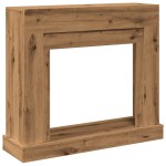 vidaXL Mască șemineu, stejar artizanal, 100x30x87,5 cm, lemn prelucrat vidaXL Mască șemineu, stejar artizanal, 100x30x87,5 cm, lemn prelucrat