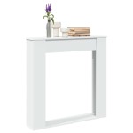vidaXL Mască de șemineu, alb, 100x20x100 cm, lemn prelucrat vidaXL Mască de șemineu, alb, 100x20x100 cm, lemn prelucrat