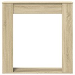 vidaXL Mască de șemineu, stejar sonoma, 100x20x100 cm, lemn prelucrat vidaXL Mască de șemineu, stejar sonoma, 100x20x100 cm, lemn prelucrat