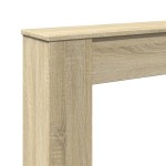 vidaXL Mască de șemineu, stejar sonoma, 100x20x100 cm, lemn prelucrat vidaXL Mască de șemineu, stejar sonoma, 100x20x100 cm, lemn prelucrat