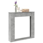 vidaXL Mască de șemineu, gri beton, 100x20x100 cm, lemn prelucrat vidaXL Mască de șemineu, gri beton, 100x20x100 cm, lemn prelucrat