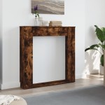 vidaXL Mască de șemineu, stejar fumuriu 100x20x100 cm, lemn prelucrat vidaXL Mască de șemineu, stejar fumuriu 100x20x100 cm, lemn prelucrat