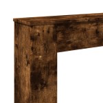 vidaXL Mască de șemineu, stejar fumuriu 100x20x100 cm, lemn prelucrat vidaXL Mască de șemineu, stejar fumuriu 100x20x100 cm, lemn prelucrat