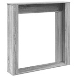 vidaXL Mască de șemineu, sonoma gri, 100x20x100 cm, lemn prelucrat vidaXL Mască de șemineu, sonoma gri, 100x20x100 cm, lemn prelucrat