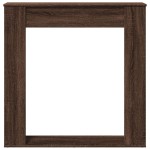 vidaXL Mască de șemineu, stejar maro, 100x20x100 cm, lemn prelucrat vidaXL Mască de șemineu, stejar maro, 100x20x100 cm, lemn prelucrat