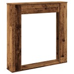 vidaXL Mască de șemineu, lemn vechi, 100x20x100 cm, lemn prelucrat vidaXL Mască de șemineu, lemn vechi, 100x20x100 cm, lemn prelucrat