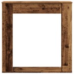 vidaXL Mască de șemineu, lemn vechi, 100x20x100 cm, lemn prelucrat vidaXL Mască de șemineu, lemn vechi, 100x20x100 cm, lemn prelucrat