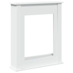 vidaXL Mască de șemineu, alb, 75x20x87,5 cm, lemn prelucrat vidaXL Mască de șemineu, alb, 75x20x87,5 cm, lemn prelucrat