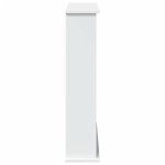 vidaXL Mască de șemineu, alb, 75x20x87,5 cm, lemn prelucrat vidaXL Mască de șemineu, alb, 75x20x87,5 cm, lemn prelucrat