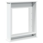 vidaXL Mască de șemineu, alb, 75x20x87,5 cm, lemn prelucrat vidaXL Mască de șemineu, alb, 75x20x87,5 cm, lemn prelucrat