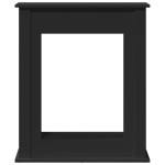 vidaXL Mască de șemineu, negru, 75x20x87,5 cm, lemn prelucrat vidaXL Mască de șemineu, negru, 75x20x87,5 cm, lemn prelucrat