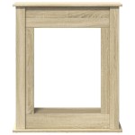 vidaXL Mască de șemineu, stejar sonoma, 75x20x87,5 cm, lemn prelucrat vidaXL Mască de șemineu, stejar sonoma, 75x20x87,5 cm, lemn prelucrat