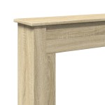 vidaXL Mască de șemineu, stejar sonoma, 75x20x87,5 cm, lemn prelucrat vidaXL Mască de șemineu, stejar sonoma, 75x20x87,5 cm, lemn prelucrat