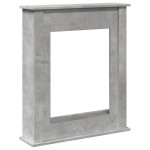vidaXL Mască de șemineu, gri beton, 75x20x87,5 cm, lemn prelucrat vidaXL Mască de șemineu, gri beton, 75x20x87,5 cm, lemn prelucrat