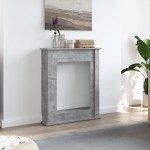 vidaXL Mască de șemineu, gri beton, 75x20x87,5 cm, lemn prelucrat vidaXL Mască de șemineu, gri beton, 75x20x87,5 cm, lemn prelucrat