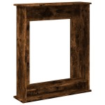 vidaXL Mască de șemineu, stejar fumuriu 75x20x87,5 cm, lemn prelucrat vidaXL Mască de șemineu, stejar fumuriu 75x20x87,5 cm, lemn prelucrat