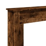 vidaXL Mască de șemineu, stejar fumuriu 75x20x87,5 cm, lemn prelucrat vidaXL Mască de șemineu, stejar fumuriu 75x20x87,5 cm, lemn prelucrat
