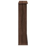 vidaXL Mască de șemineu, stejar maro,75x20x87,5 cm, lemn prelucrat vidaXL Mască de șemineu, stejar maro,75x20x87,5 cm, lemn prelucrat