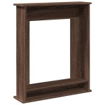 vidaXL Mască de șemineu, stejar maro,75x20x87,5 cm, lemn prelucrat vidaXL Mască de șemineu, stejar maro,75x20x87,5 cm, lemn prelucrat