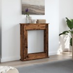 vidaXL Mască de șemineu, lemn vechi, 75x20x87,5 cm, lemn prelucrat vidaXL Mască de șemineu, lemn vechi, 75x20x87,5 cm, lemn prelucrat