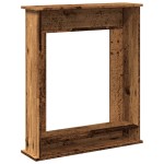 vidaXL Mască de șemineu, lemn vechi, 75x20x87,5 cm, lemn prelucrat vidaXL Mască de șemineu, lemn vechi, 75x20x87,5 cm, lemn prelucrat