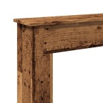 vidaXL Mască de șemineu, lemn vechi, 75x20x87,5 cm, lemn prelucrat vidaXL Mască de șemineu, lemn vechi, 75x20x87,5 cm, lemn prelucrat