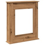 vidaXL Mască șemineu, stejar artizanal, 75x20x87,5 cm, lemn prelucrat vidaXL Mască șemineu, stejar artizanal, 75x20x87,5 cm, lemn prelucrat