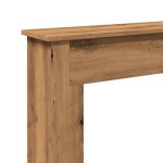 vidaXL Mască șemineu, stejar artizanal, 75x20x87,5 cm, lemn prelucrat vidaXL Mască șemineu, stejar artizanal, 75x20x87,5 cm, lemn prelucrat