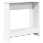 vidaXL Mască de șemineu, alb, 90x30x90 cm, lemn prelucrat vidaXL Mască de șemineu, alb, 90x30x90 cm, lemn prelucrat