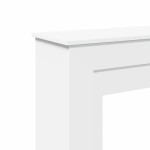 vidaXL Mască de șemineu, alb, 90x30x90 cm, lemn prelucrat vidaXL Mască de șemineu, alb, 90x30x90 cm, lemn prelucrat