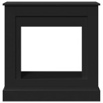 vidaXL Mască de șemineu, negru, 90x30x90 cm, lemn prelucrat vidaXL Mască de șemineu, negru, 90x30x90 cm, lemn prelucrat