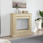 vidaXL Mască de șemineu, stejar sonoma, 90x30x90 cm, lemn prelucrat vidaXL Mască de șemineu, stejar sonoma, 90x30x90 cm, lemn prelucrat