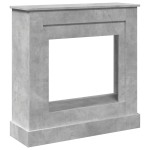 vidaXL Mască de șemineu, gri beton, 90x30x90 cm, lemn prelucrat vidaXL Mască de șemineu, gri beton, 90x30x90 cm, lemn prelucrat