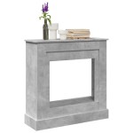 vidaXL Mască de șemineu, gri beton, 90x30x90 cm, lemn prelucrat vidaXL Mască de șemineu, gri beton, 90x30x90 cm, lemn prelucrat