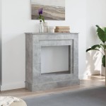 vidaXL Mască de șemineu, gri beton, 90x30x90 cm, lemn prelucrat vidaXL Mască de șemineu, gri beton, 90x30x90 cm, lemn prelucrat
