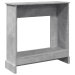vidaXL Mască de șemineu, gri beton, 90x30x90 cm, lemn prelucrat vidaXL Mască de șemineu, gri beton, 90x30x90 cm, lemn prelucrat