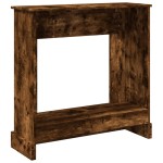 vidaXL Mască de șemineu, stejar fumuriu 90x30x90 cm, lemn prelucrat vidaXL Mască de șemineu, stejar fumuriu 90x30x90 cm, lemn prelucrat