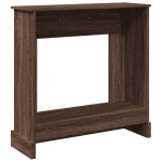 vidaXL Mască de șemineu, stejar maro, 90x30x90 cm, lemn prelucrat vidaXL Mască de șemineu, stejar maro, 90x30x90 cm, lemn prelucrat