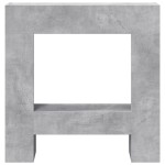vidaXL Mască de șemineu, gri beton, 81x18x82 cm, lemn prelucrat vidaXL Mască de șemineu, gri beton, 81x18x82 cm, lemn prelucrat