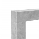vidaXL Mască de șemineu, gri beton, 81x18x82 cm, lemn prelucrat vidaXL Mască de șemineu, gri beton, 81x18x82 cm, lemn prelucrat