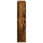 vidaXL Mască de șemineu, stejar fumuriu 81x18x82 cm, lemn prelucrat vidaXL Mască de șemineu, stejar fumuriu 81x18x82 cm, lemn prelucrat