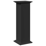 vidaXL Suport prezentare cu depozitare negru 31x30x90cm lemn prelucrat vidaXL Suport prezentare cu depozitare negru 31x30x90cm lemn prelucrat